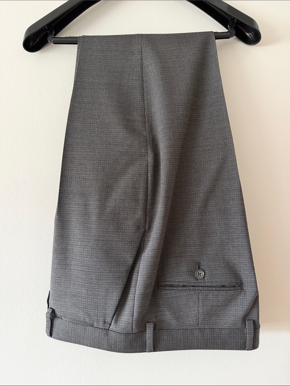Express Men's Gray Slim Fit Wool Blend Stretch Suit 2-Piece Set 42R / 34x30 - Picture 11 of 16